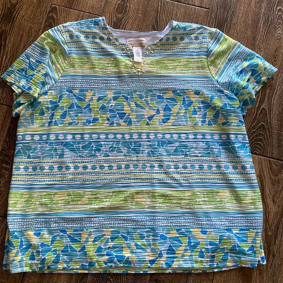 Alfred Dunner embellished pant set - Picture 3 of 15